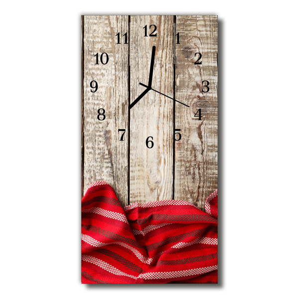 Horloge murale en verre Nappe