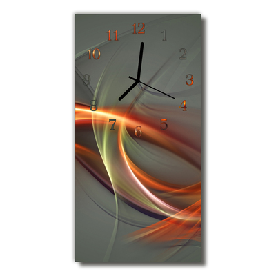 Horloge murale en verre Motif