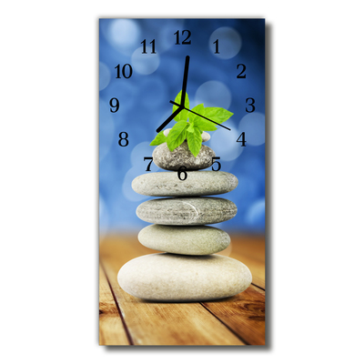 Horloge murale en verre Noyaux