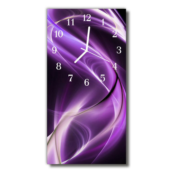 Horloge murale en verre Flots