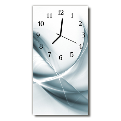 Horloge murale en verre Abstrait