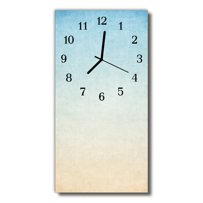 Horloge murale en verre Motif