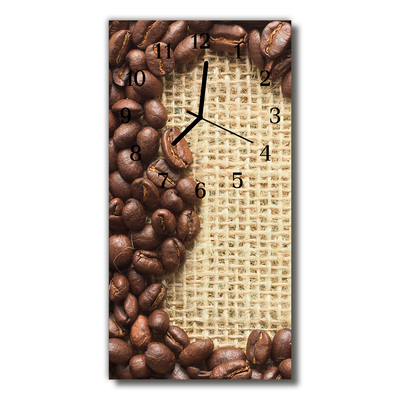 Horloge murale en verre Sac de haricots