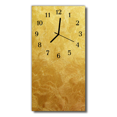 Horloge murale en verre Motif