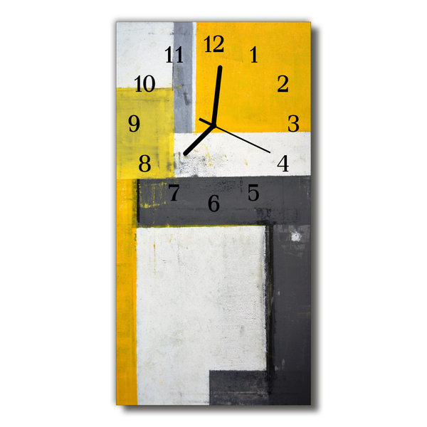 Horloge murale en verre Art