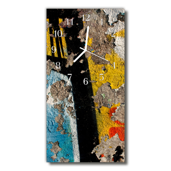 Horloge murale en verre Surface de fracture