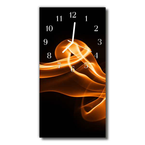 Horloge murale en verre Abstraction