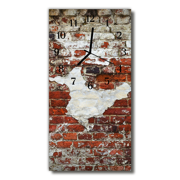 Horloge murale en verre Mur