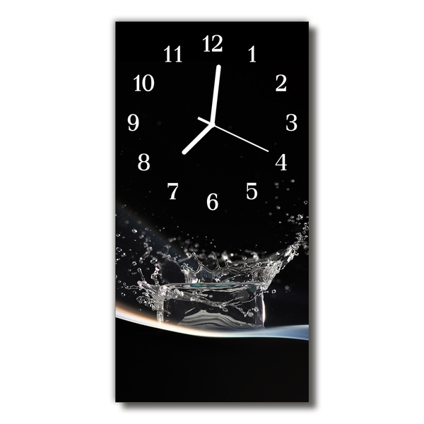 Horloge murale en verre Glace