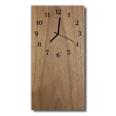 Horloge murale en verre Table