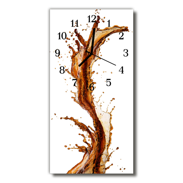 Horloge murale en verre Kaffe