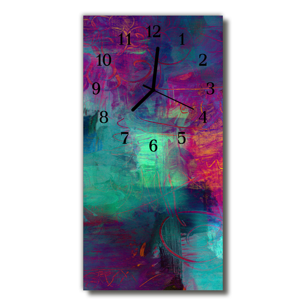 Horloge murale en verre Confusion