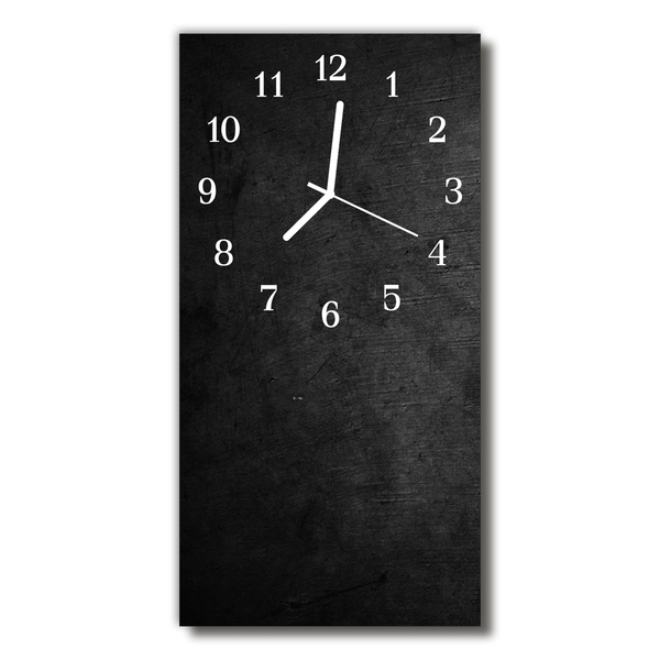 Horloge murale en verre Plaque