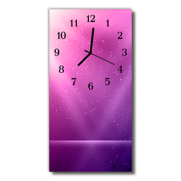 Horloge murale en verre Facture