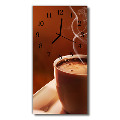 Horloge murale en verre Kaffe