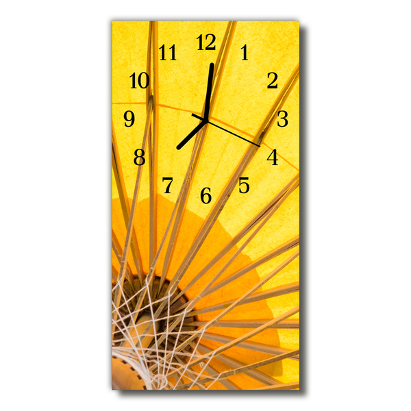 Horloge murale en verre Parasol