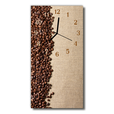 Horloge murale en verre Haricots