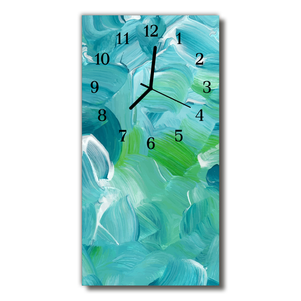 Horloge murale en verre Vague