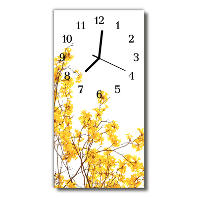 Horloge murale en verre Arbre