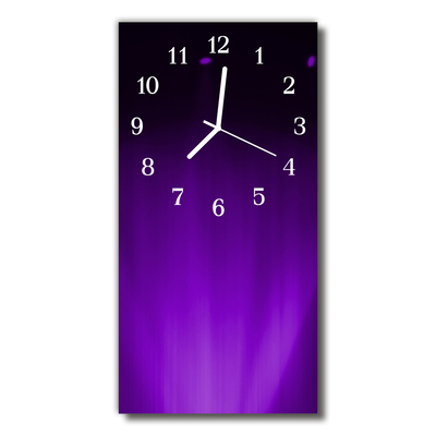 Horloge murale en verre Motif