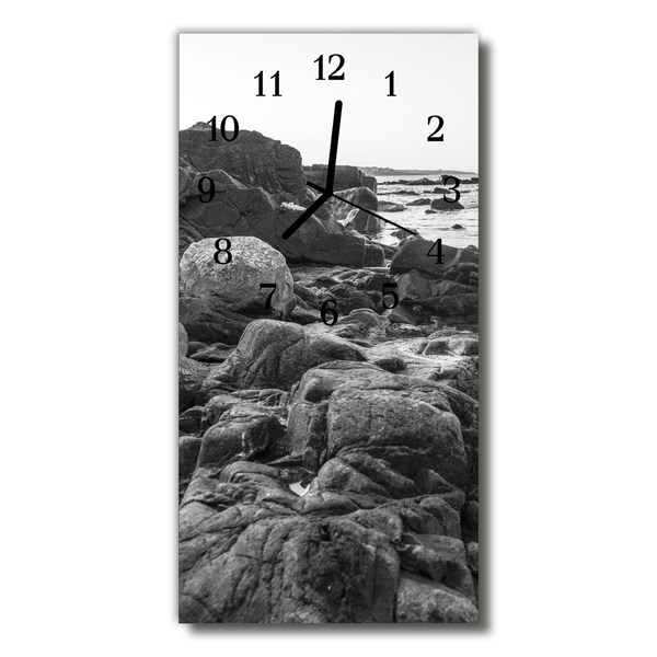 Horloge murale en verre Noyaux