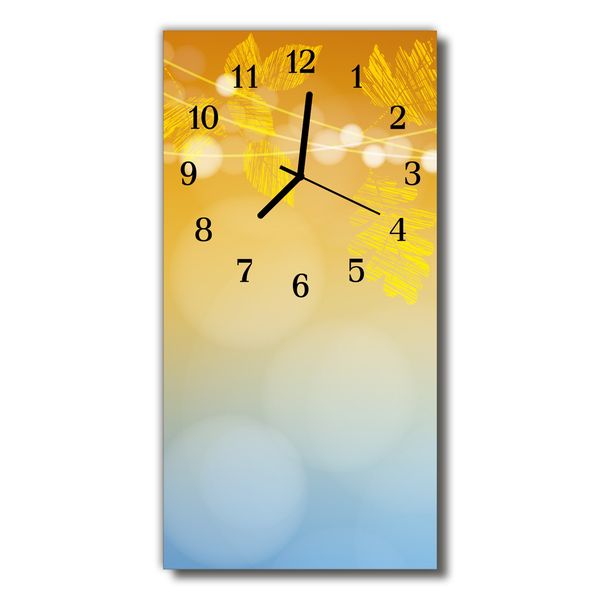 Horloge murale en verre Motif