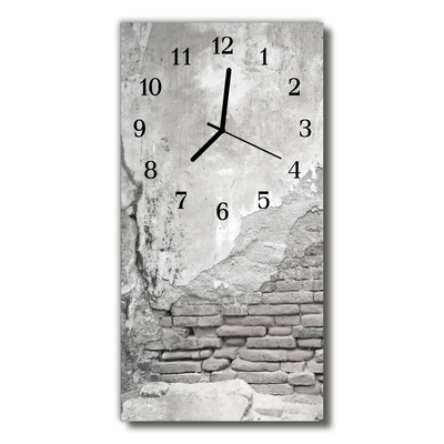 Horloge murale en verre Mur