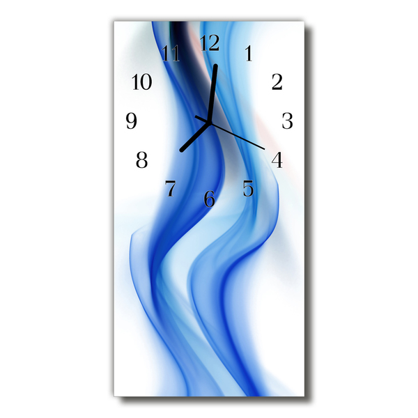 Horloge murale en verre Motif