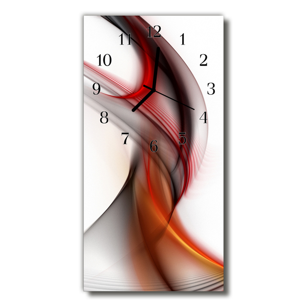 Horloge murale en verre Motif