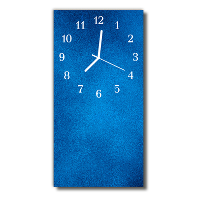 Horloge murale en verre Tissu