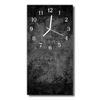 Horloge murale en verre Motif