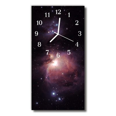 Horloge murale en verre Cosmos