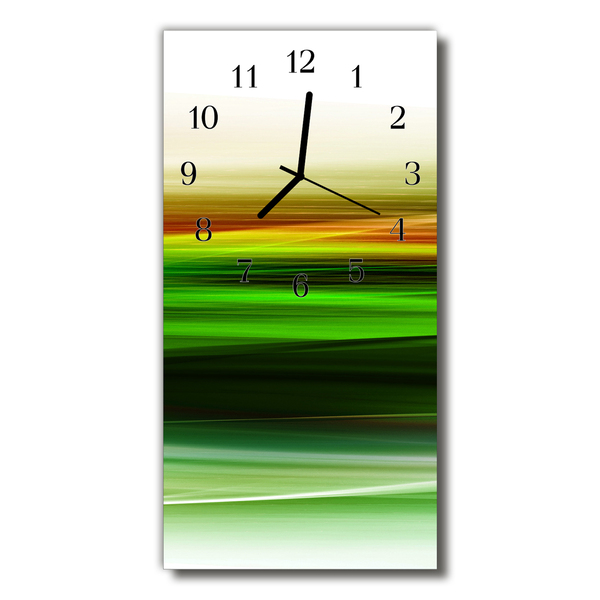 Horloge murale en verre Bande