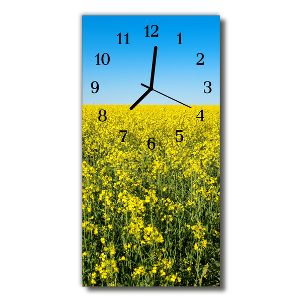 Horloge murale en verre Blumenfeld