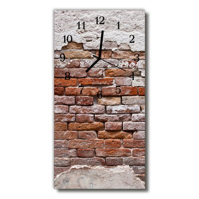 Horloge murale en verre Mur