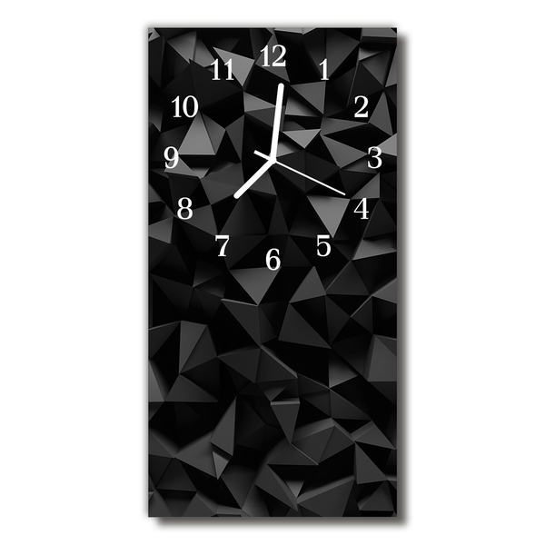 Horloge murale en verre Motif