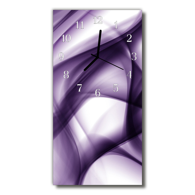 Horloge murale en verre Motif