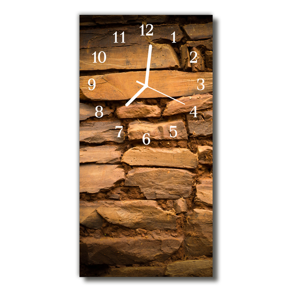 Horloge murale en verre Mur