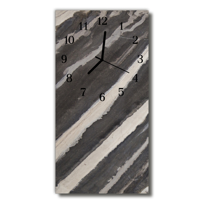 Horloge murale en verre Table