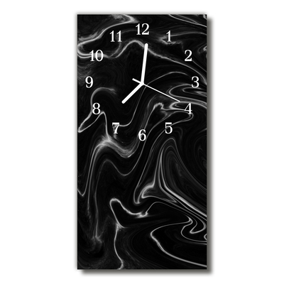 Horloge murale en verre Vague