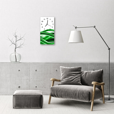 Horloge murale en verre Abstrait