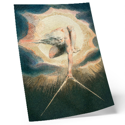 Décoration murale Illustration d'un vieil homme de l'époque plaçant une boussole au sol (1794)