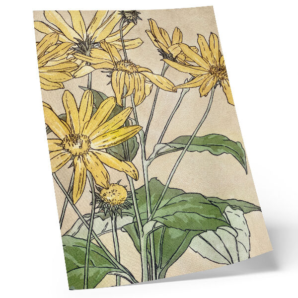 Impression sur toile Tournesols (1915) par Hannah Borger Overbeck