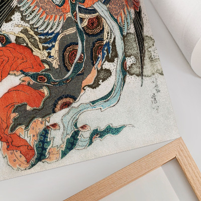 Impression sur toile Hokusai japonais dans le style ukiyo-e vintage