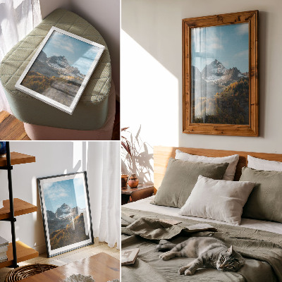 Affiche décorative Montagnes et forêts aux couleurs d'automne