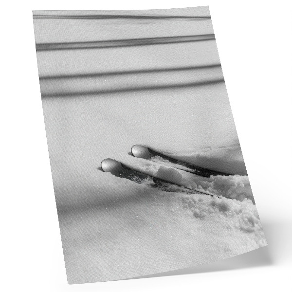 Affiche décorative Minimalisme, ciels blancs et gris, ombres, paix