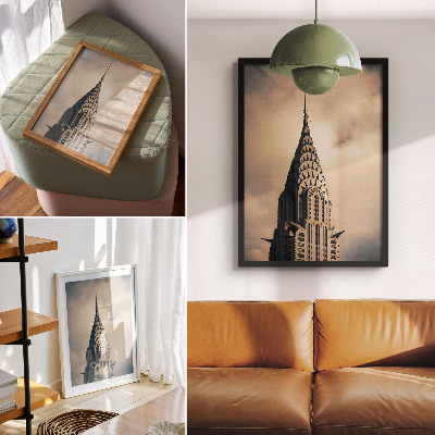 Affiche décorative Une tour élégante, une symétrie visuelle et une richesse de formes architecturales