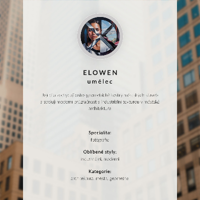Affiche décorative Une tour élégante, une symétrie visuelle et une richesse de formes architecturales