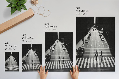 Décoration murale Scène urbaine en noir et blanc avec une ambiance moderne
