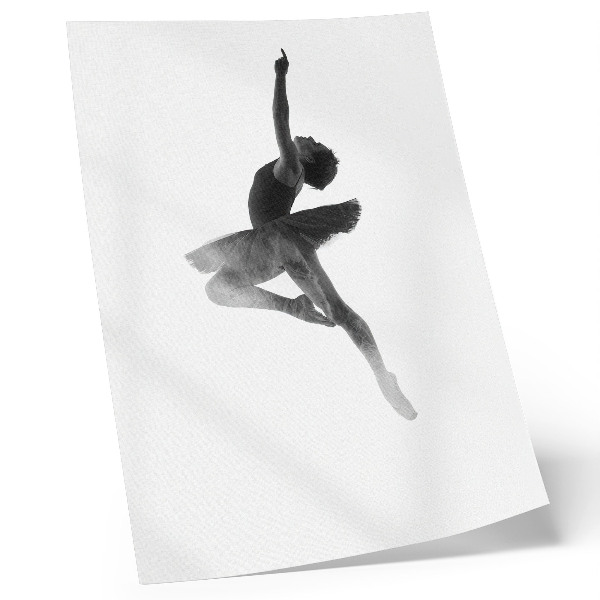 Décoration murale La silhouette élégante d'une danseuse pleine de dynamisme
